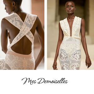 New Mes Demoiselles Fanti Lace Bodysuit - Small